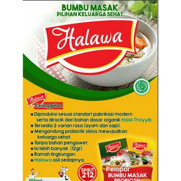 HALAWA bumbu masak Probiotik Siklus 12 gram NON MSG