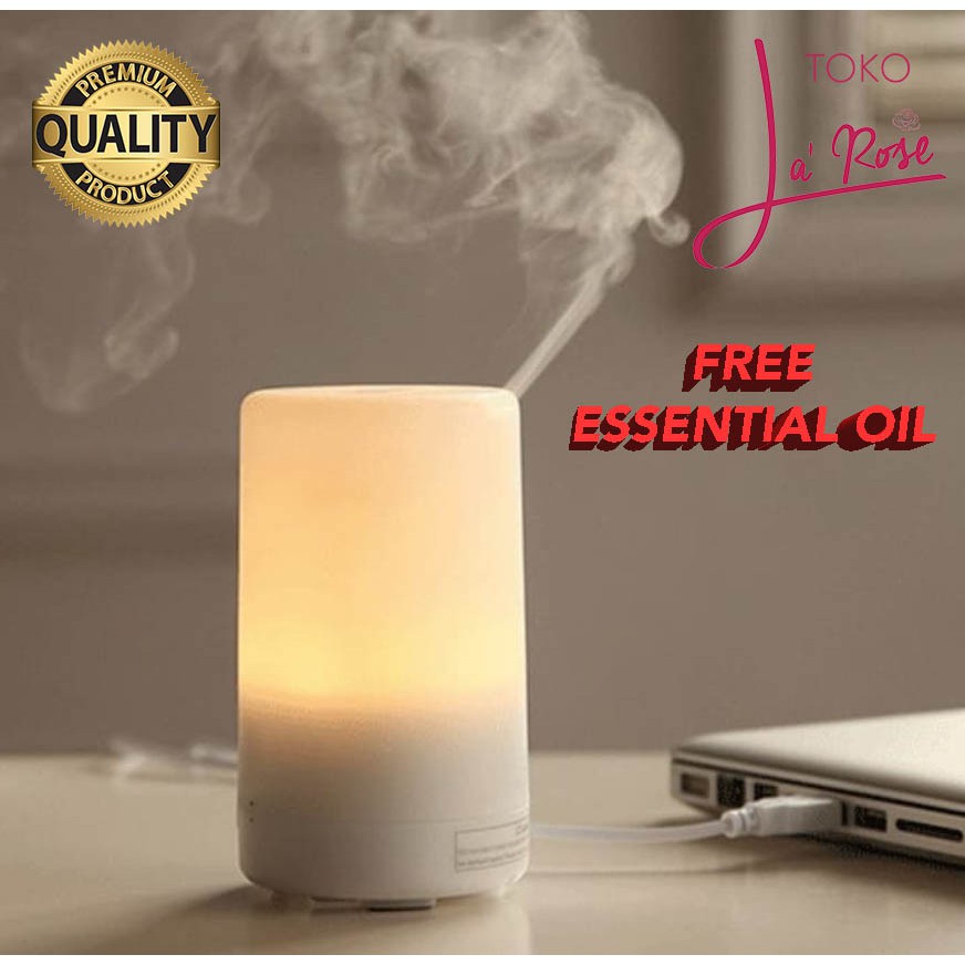 Ultrasonic Air Humidifier Diffuser Essential Oil Aroma Terapi Pelembab Udara