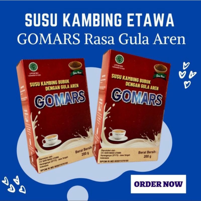 

susu kambing etawa gomars gula aren