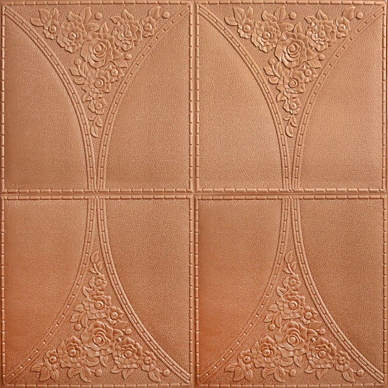 [COD] Wallpaper Stiker Dinding 3D FOAM Timbul High Quality  Bunga Mawar Putih CLASSIC BRICK Best Seller SPEEDS-COKELAT 70*70CM