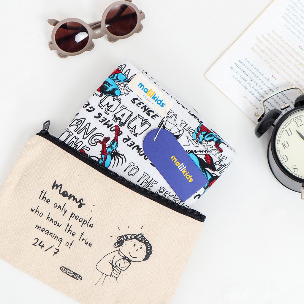 Malilkids Gendongan Bayi Instan Geos Bolak Balik Red Spider-3