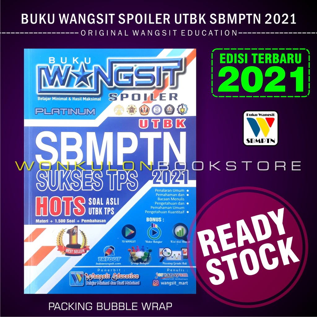 Buku SBMPTN 2021 / Buku Wangsit 2021 / TPS Platinum 2021 ...