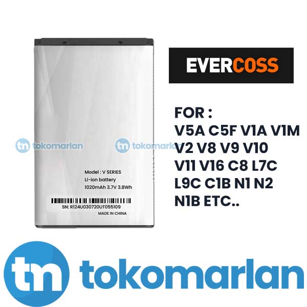 Baterai Evercoss Cross V2 V16 C8 V1M V8 V9 V10 V11 Double Power
