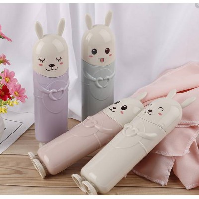 H118 Tempat Sikat Gigi Odol Karakter Kelinci / Travel Dispenser Rabbit H-118