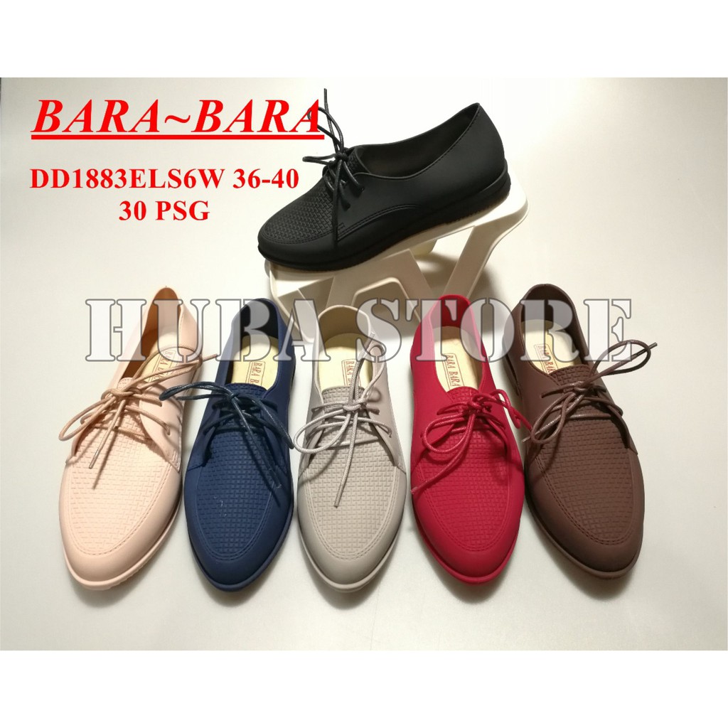 HUBA Sepatu wanita jelly shoes sneakers import cewe kets Barabara DD1883