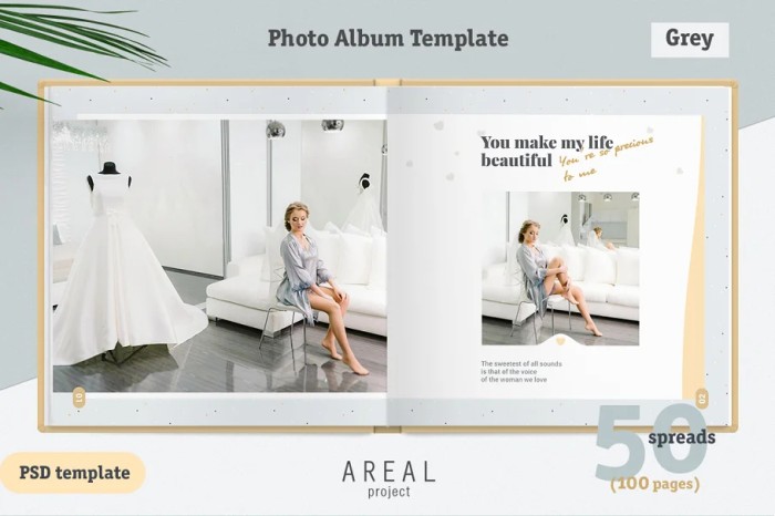 3 In 1 Photo Album Template Bundle - Photoshop &amp; Illustrator - Business Branding