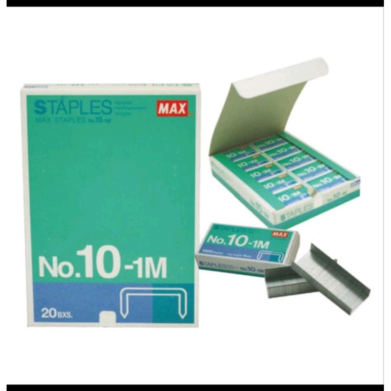 

ISI Staples / Stapler MAX ORIGINAL NO.10 KUAT EMPUK