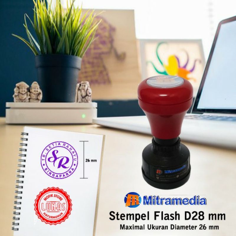 

Stempel Warna Bulat 28 mm