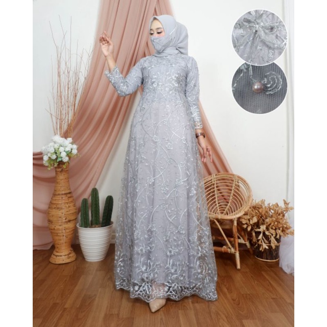 Gamis .Pesta Busui/.Gamis Busui Tille premium/ Dress Busui 8 warna/Dress Krisdayanti