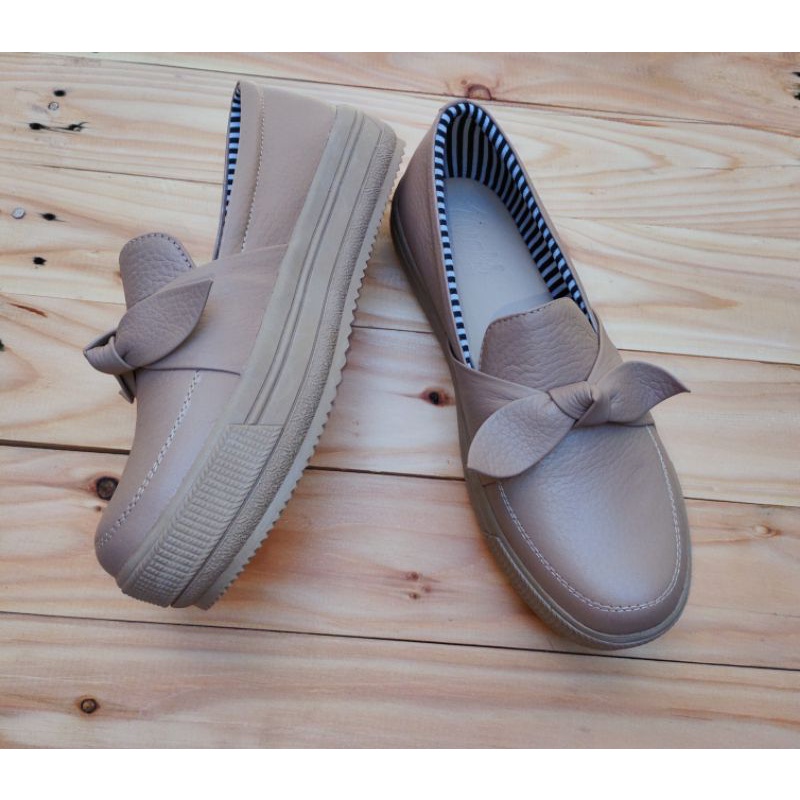 (Bisa cod) Sepatu papirut sepatu kulit asli garut sepatu wanita