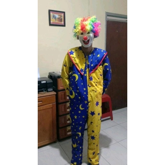 KOSTUM BADUT BAJU CELANA PESTA LUCU FUN FESTIVAL ULTAH KARNAVAL DINO DEWASA