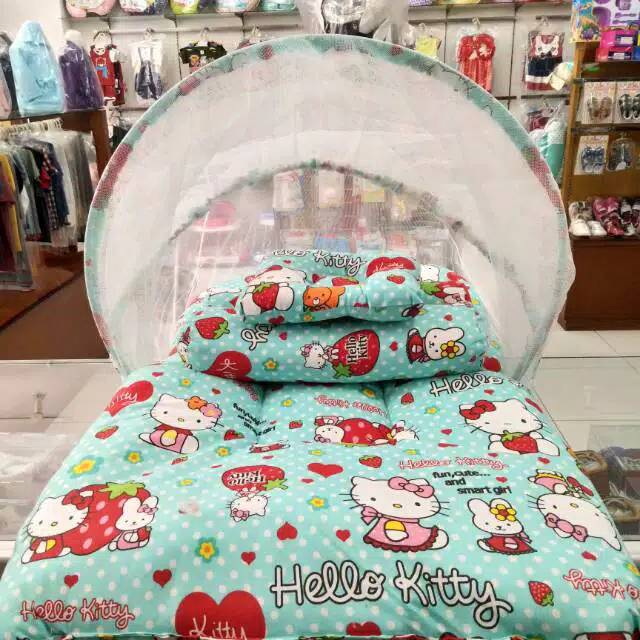 KASUR BAYI LIPAT KELAMBU BABY BESS-KASUR BESS LIPAT KELAMBU MUDA-KASUR BAYI ANTI NYAMUK BABY BESS