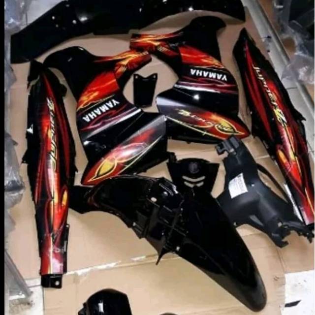 cover body Full body jupiter z burhan,HITAM terlaris