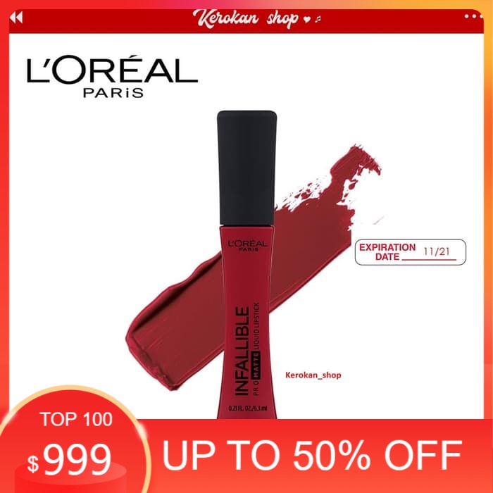 Loreal Paris Infallible Pro matte Liquid Lipstick - Matador