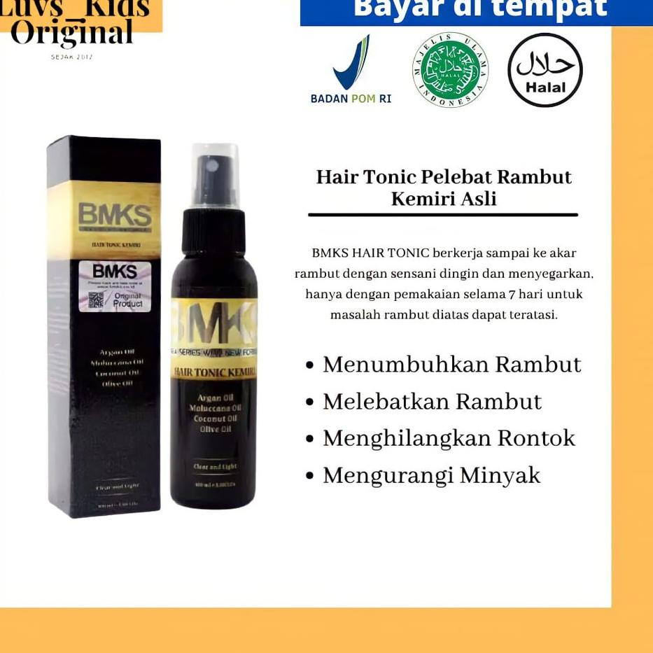 ✱ BMKS Hair Tonic Kemiri Original - Hair Tonic Kemiri BMKS ➹