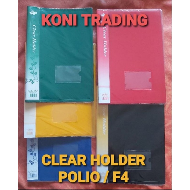 

CLEAR HOLDER 20 LEMBAR (POLIO/F4) Merek FELIX