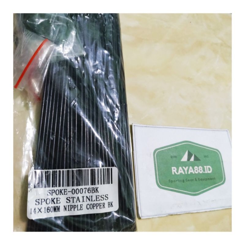 PROMO SPOKE 160 160mm JARI JARI RUJI SEPEDA LIPAT STAINLESS UK. 160mm LIPAT MINION