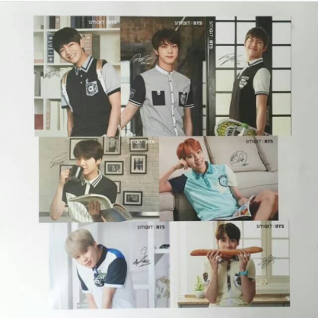BTS - Smart 2017 Postcard