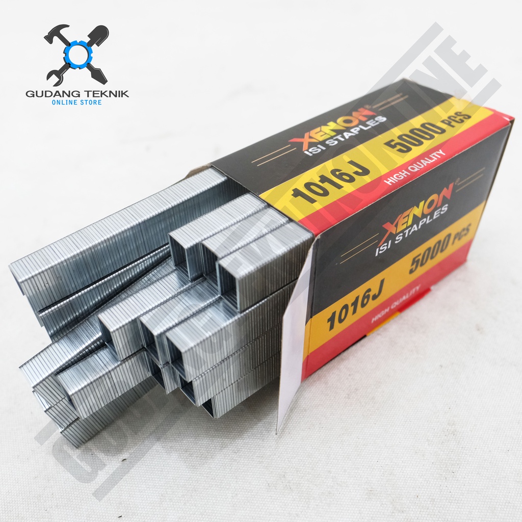Isi Staples Paku Tembak XENON 1013J 1016J - Refill Air Nailer Stapler Gun XENON
