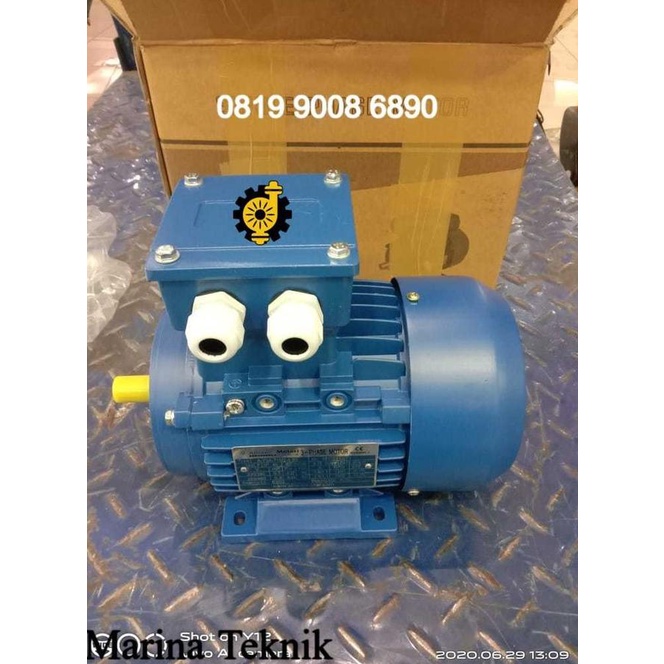 Motor Elektrik Dinamo Alliance Motori 370 Watt 1 Phase B3 2Pole