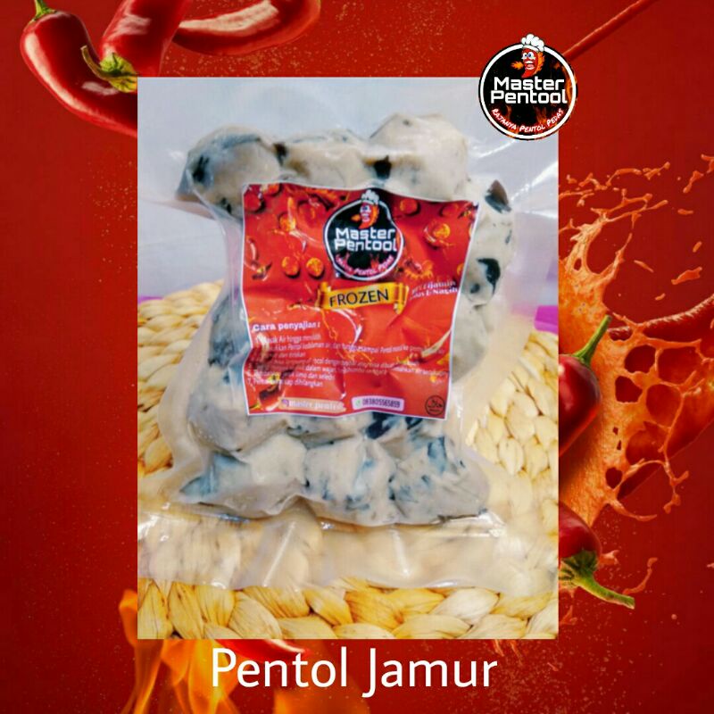 Jual Pentol Jamur Bakso Frozen Food Kuah Mercon Pedas Master