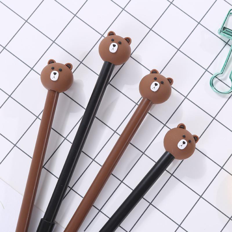 

❤️ KPANDA.ID ❤️ PENA KARAKTER LUCU KEPALA LINE BROWN PEN BEAR PULPEN ANAK SEKOLAH MURAH IMPORT 077