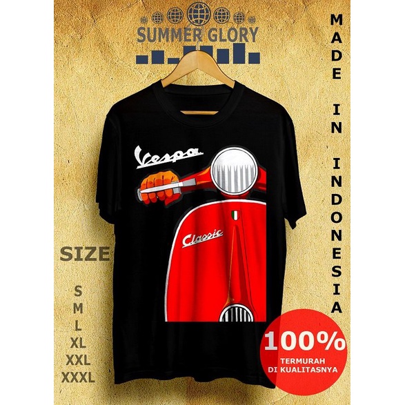 KAOS VESPA SS90 / Kaos Vespa Original / Kaos Vespa 24s / Kaos Vespa / Vespa