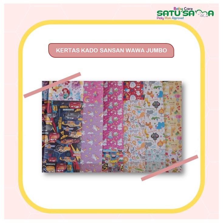 

KERTAS KADO SANSAN WAWA JUMBO