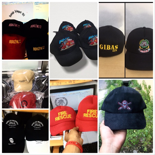 Topi Custom Satuan Bordir Komputer