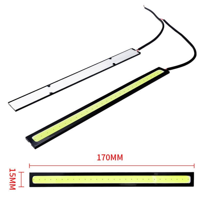 1 Pc Lampu strip led cob Dc 12v Tahan Air Untuk drl Dan Sein Mobil