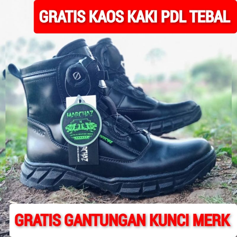 SEPATU PDL PDH TALI PUTAR MARCHAZ BAHAN KULIT SAPI ASLI SEPATU PDL PDH TNI POLRI SECURITY SATPAM SEPATU PDH PDL POLANTAS