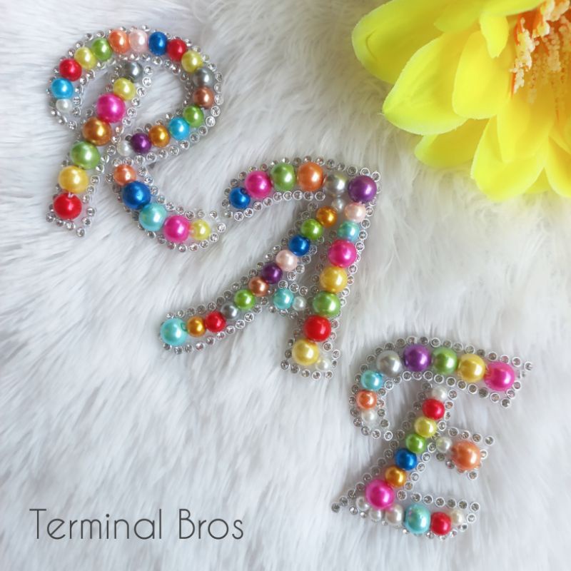 BROSS HURUF MUTIARA / BROSS HURUF RAINBOW