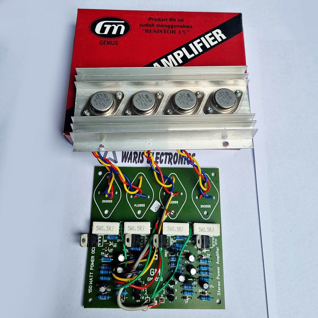 kit power ampli amplifier 150W Watt jengkol OCL stereo GM036