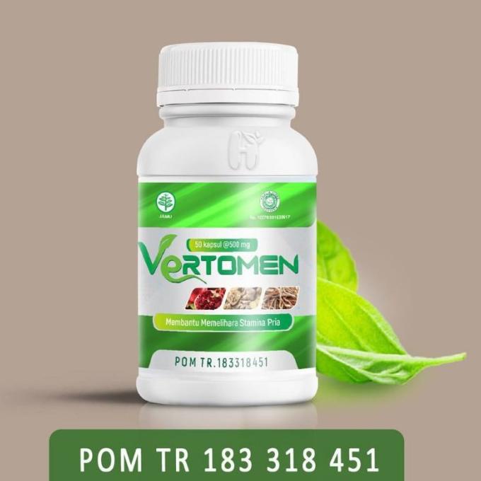 Vertomen Original Asli Obat Herbal Penyubur Sperma Pria % Manjur
