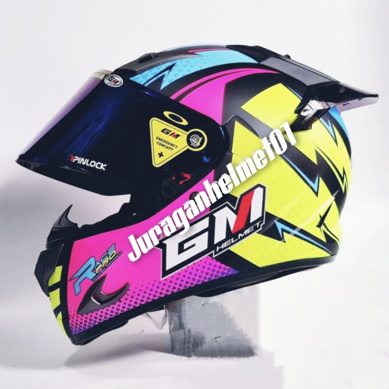 helm full face gm paket ganteng