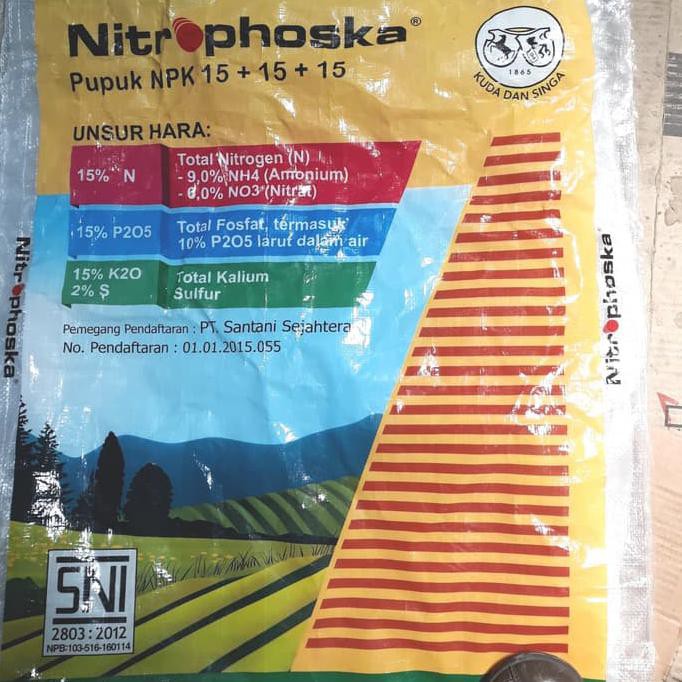 Jual Npk Nitrophoska/ Kuda 151515 Segera Dapatkan