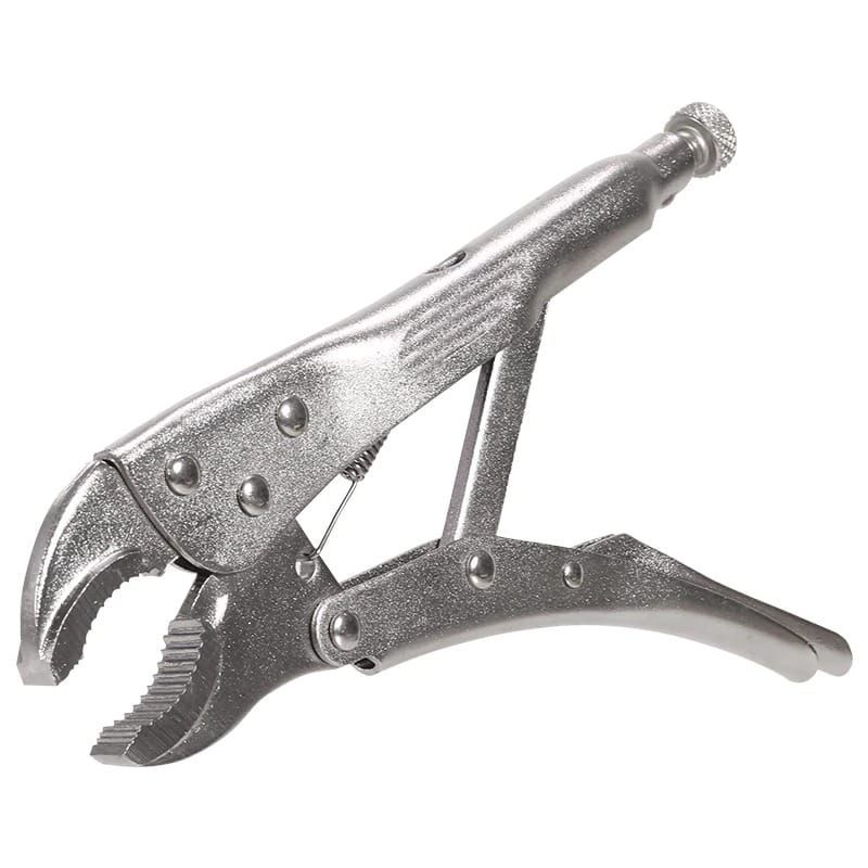 Tang Multifungsi Tang Bajol Tang Buaya Tang C Pliers Manual Pressure Mouth C Type 4 Inch - Silver