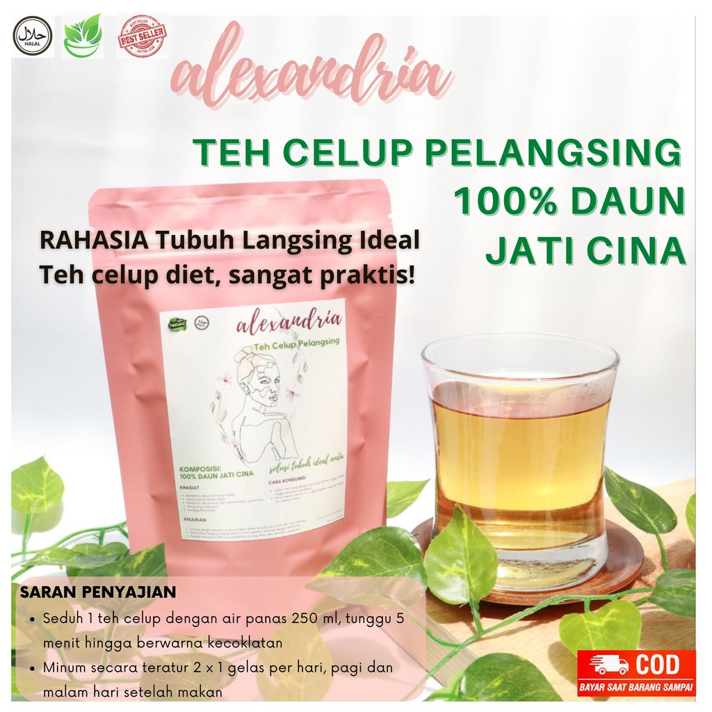 Teh Pelangsing ~ Teh Jati Cina ~ Teh Diet Detox ~ Sliming Tea ~ Peluntur Lemak &amp; Penurun Berat Badan