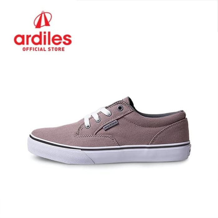 Ardiles Men Moscow Sneakers Shoes - Coklat Abu - Abu-abu Muda- 38