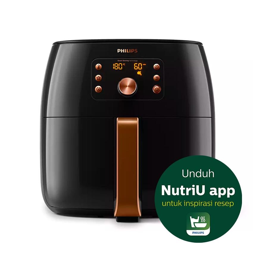 Philips XXL Airfryer HD9860/90 Free Food Container Produk Samudramall