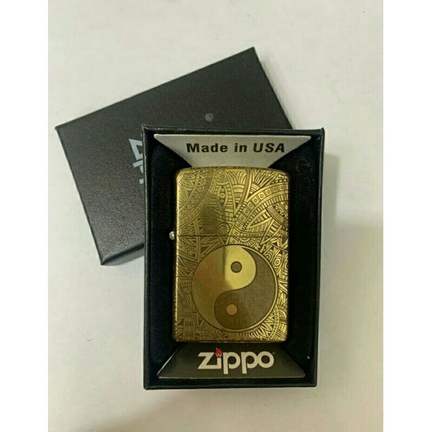 Korek Api Zippo Bola Nada Strap Gold Grade original