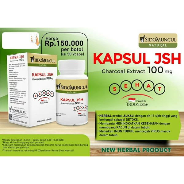 Kapsul JSH Sido muncul isi 50 kapsul