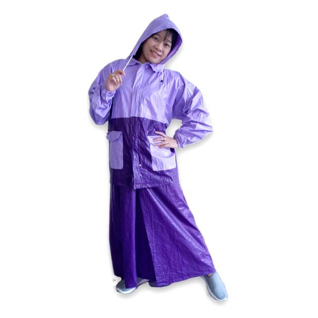 jaa jass jas hujan wanita rok jumbo motif dewasa wanita tiger head polkadot dewasa jas hujan rok pol