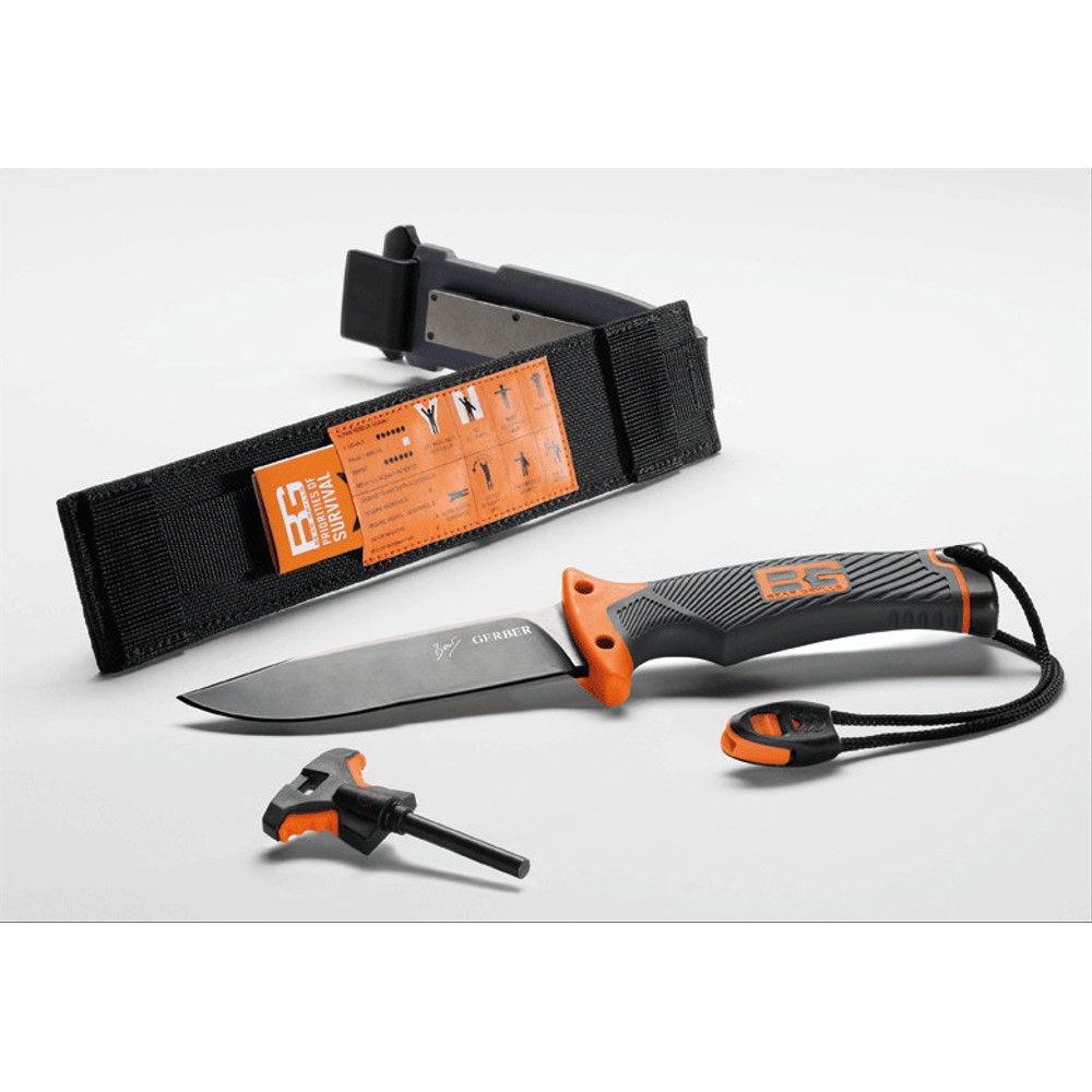 Pisau Premium Gerber Tipe Bear Grylls Ultimate Fixed Blade Knife