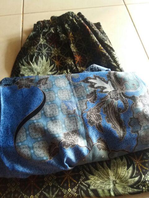 Kemeja Batik Pria Jumbo 3l / Big Size Semi Sutra Furing Katun Lengan Panjang
