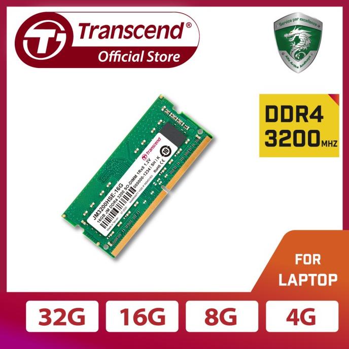 Ram Laptop/ Transcend SO-DIMM JETRAM DDR4 3200 [NOTEBOOK RAM] | RAM LAPTOP