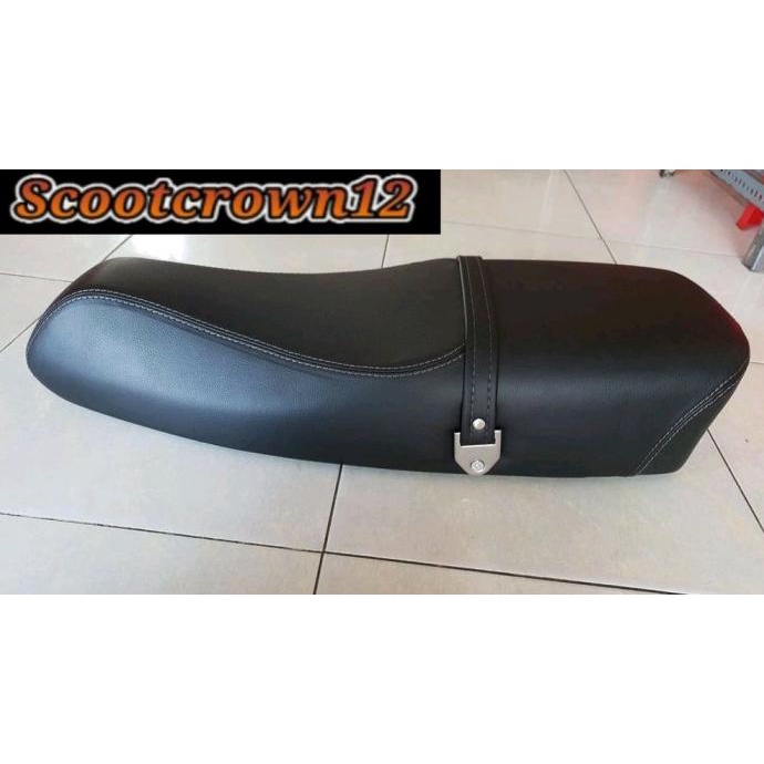 jok vespa new px original warna hitam MTR4