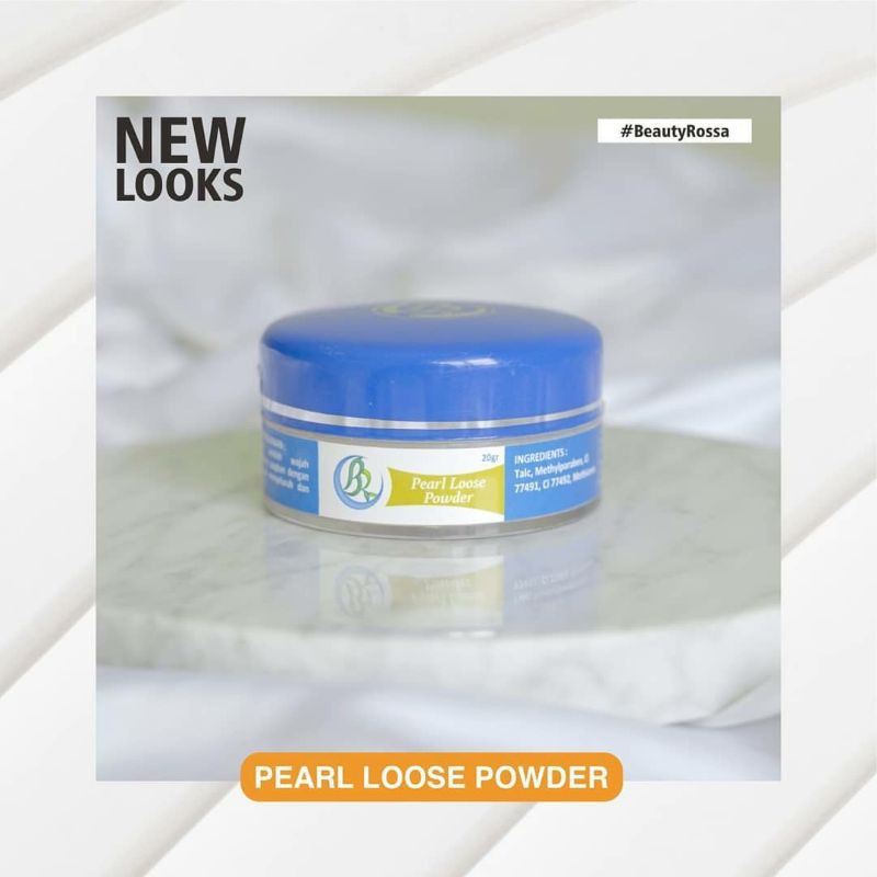 PEARL LOOSE POWDER BEAUTY ROSSA BEDAK TABUR EXCELLENT BEAUTY ROSSA LOOSE POWDER