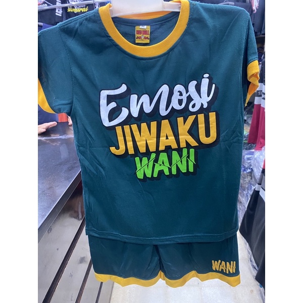 SETELAN KAOS ANAK BONEK PERSEBAYA KIDS BAJU BONCIL WANI