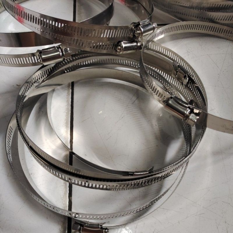 klem selang stenlees 10" / klem selang 10" stenlees